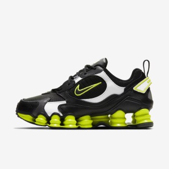 Nike Shox TL Nova - Női Utcai Cipő - Fekete/Citrom/Szürke/Fekete